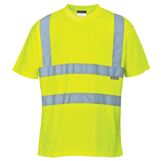 Yellow Safety Shirt - Portwest - Hi-Vis Lightweight