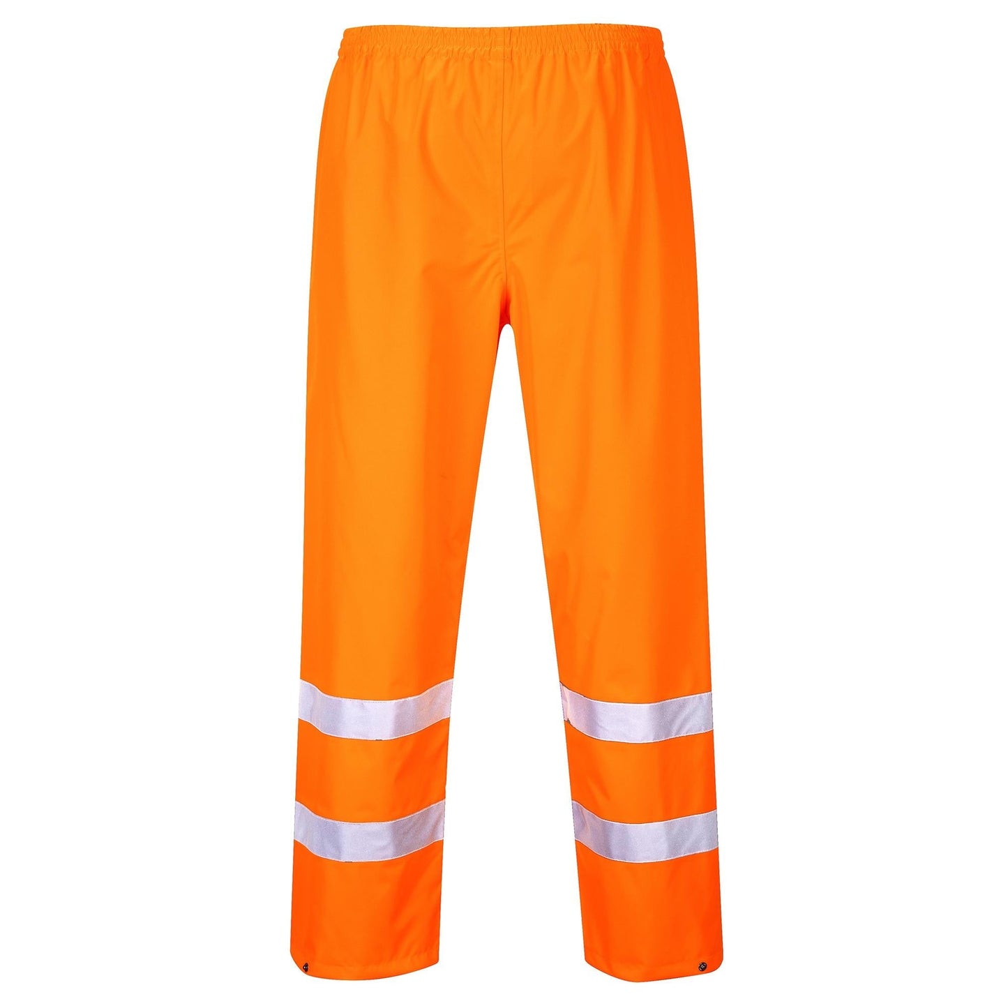 Orange Safety Pants - Portwest - Reflective Visibility Fabric