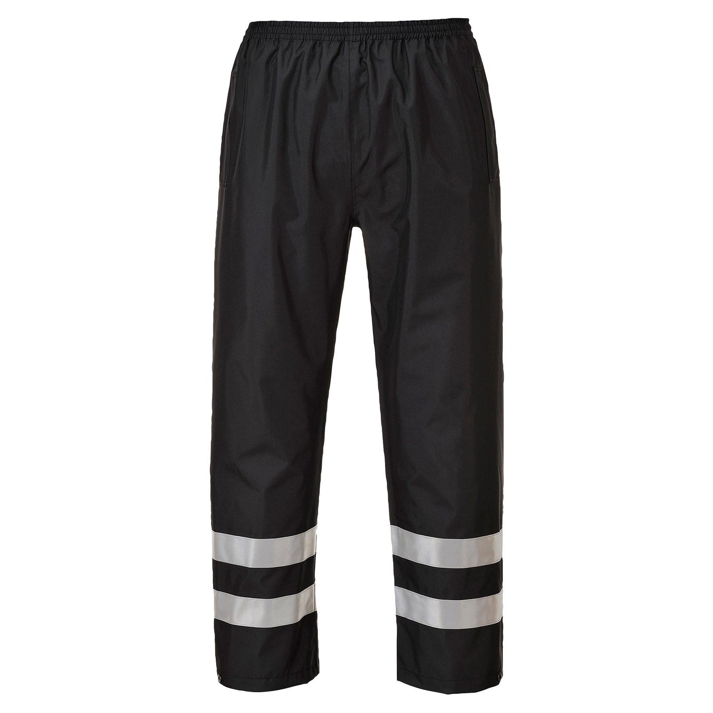 Black Rain Pants - Portwest - Water-Resistant Fabric