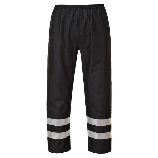 Black Rain Pants - Portwest - Water-Resistant Fabric
