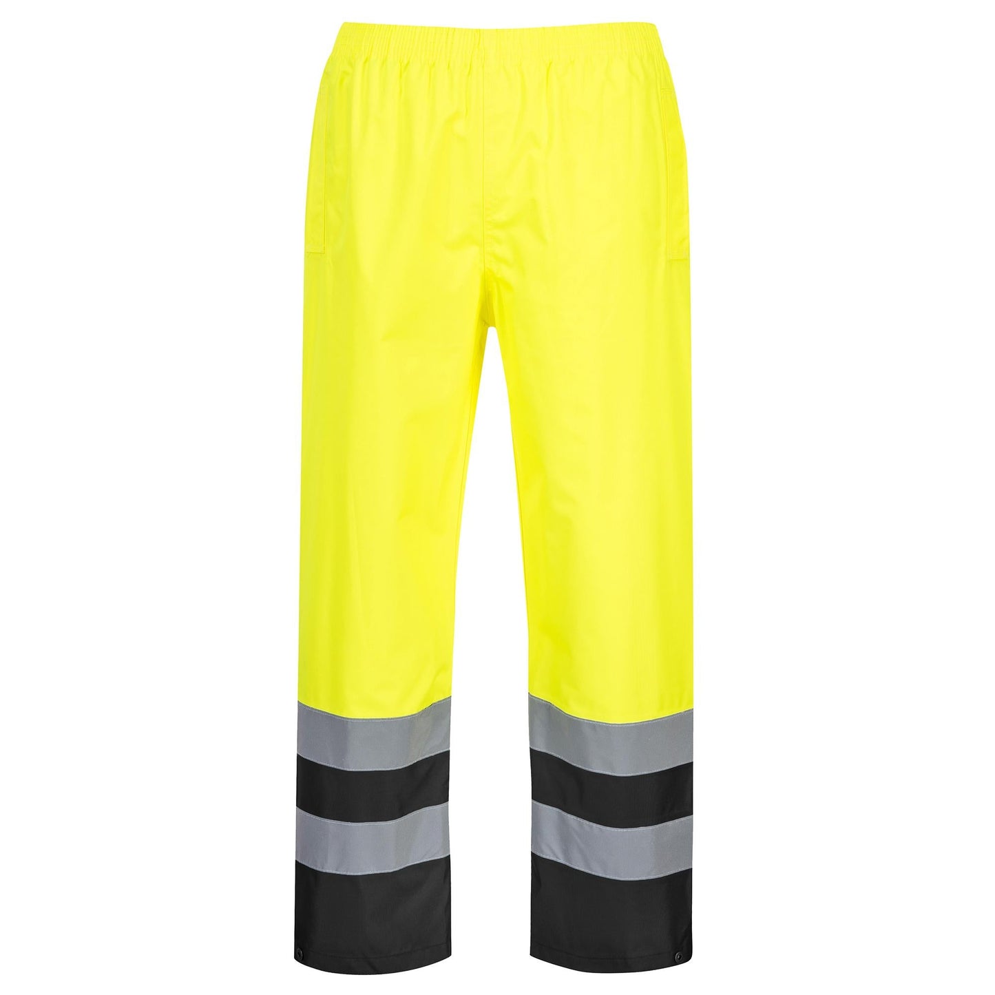 Yellow/Black Safety Pants - Portwest - Waterproof Design