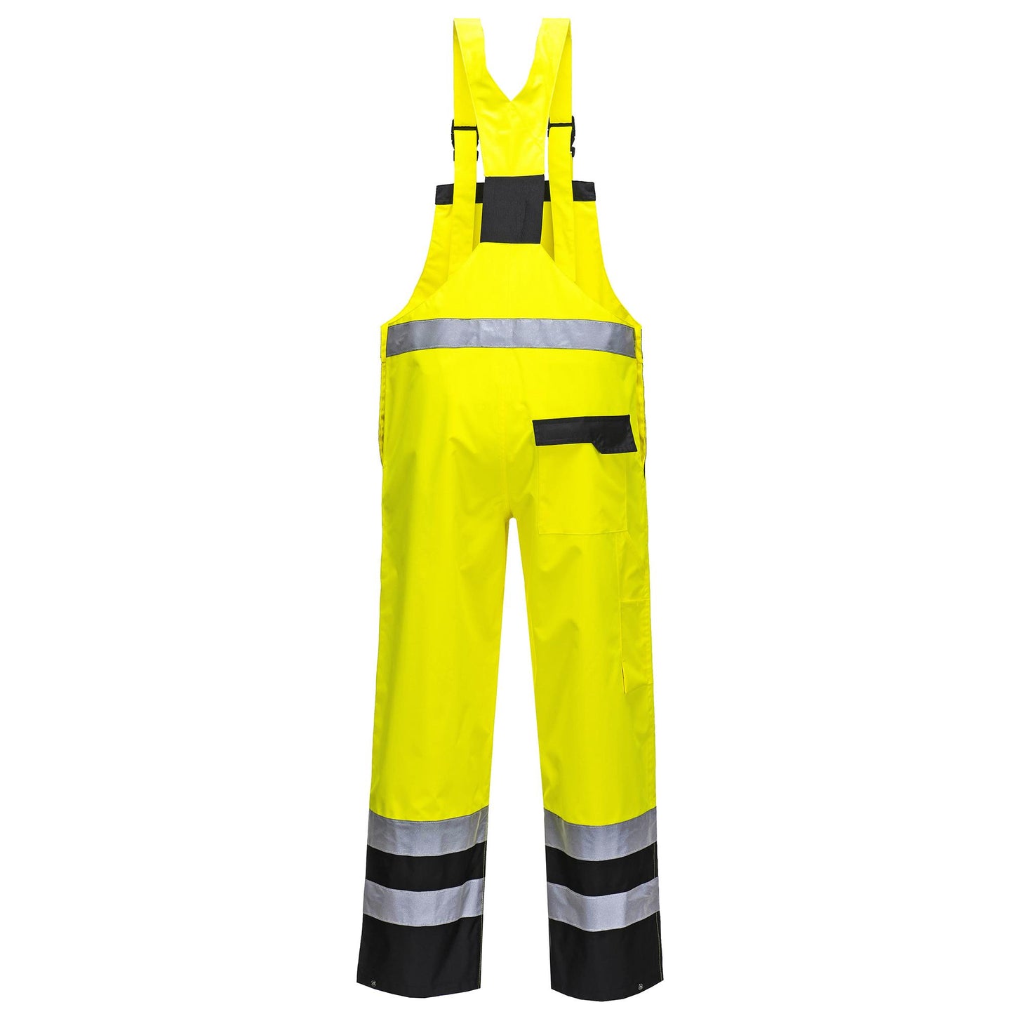 Yellow/Black Overalls - Portwest - Reflective Design
