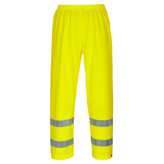 Yellow Safety Pants - Portwest - Waterproof Design