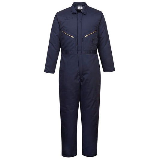 Navy Insulated Coveralls - Portwest - Durable Design