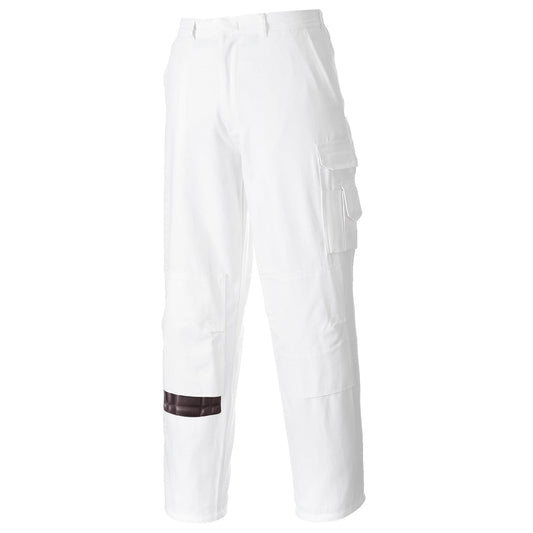 White Work Pants - Portwest - Comfort Fit