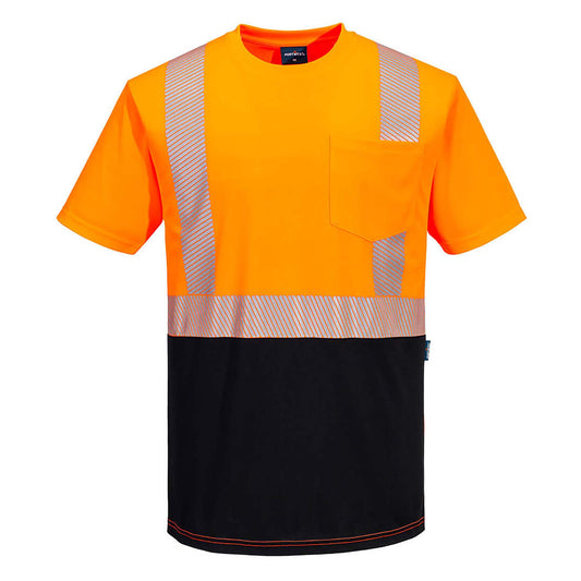 Orange Safety Shirt - Portwest - Hi-Visibility Fabric