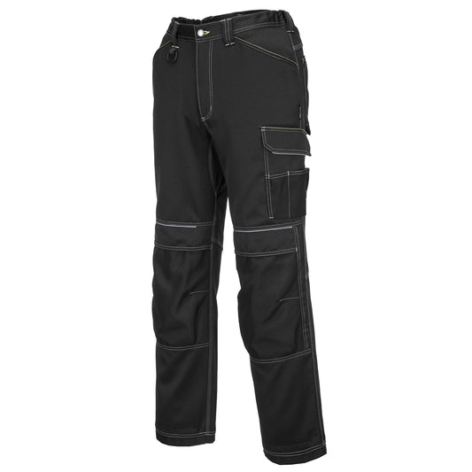 Black Work Pants - Portwest - Comfortable Polycotton