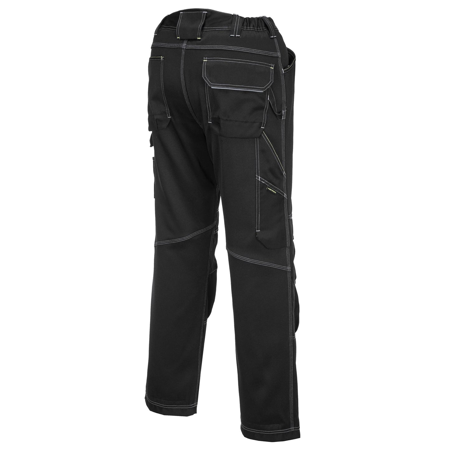 Black Work Pants - Portwest - Comfortable Polycotton