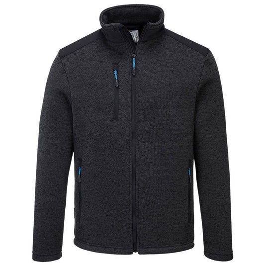 Gray Marl Jacket - Portwest - Warm Fleece Fabric