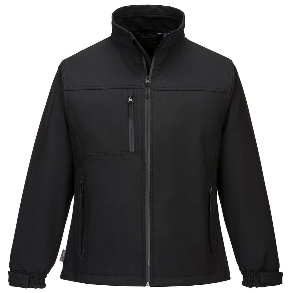 Black Jackets - Portwest - Stylish Softshell - Breathable Fit