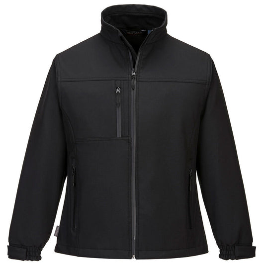 Black Jackets - Portwest - Stylish Softshell - Breathable Fit