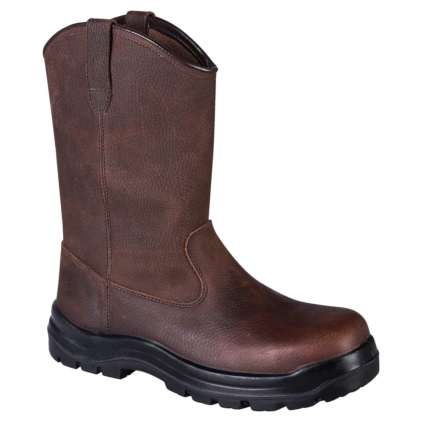 Brown Work Boots - Portwest - Comfortable Composite Toe