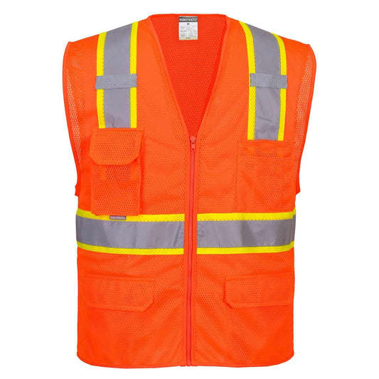 Orange Safety Vest - Portwest - High Visibility Mesh