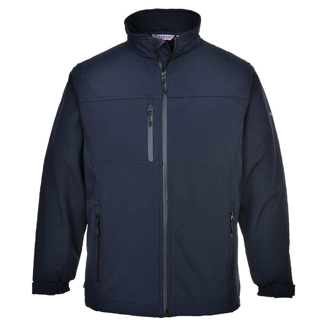 Navy Softshell Jacket - Portwest - Windproof Design