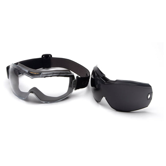 Clear/Gray H2MAX Goggles - Carhartt - Anti-Fog Protection