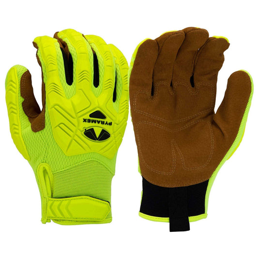 TPR Impact Leather Gloves - Pyramex - High Utility Safety