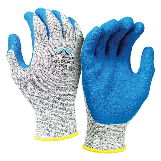 Blue/White String Knit Gloves - Pyramex - Durable Grip