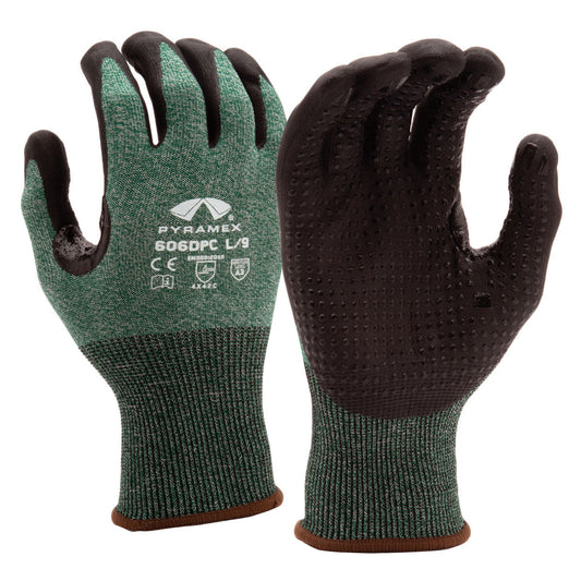 Green String Knit Gloves - Pyramex - Durable Nitrile