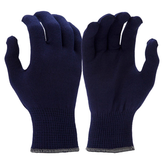 Blue Insulated String Knit Gloves - Pyramex - Thermolite