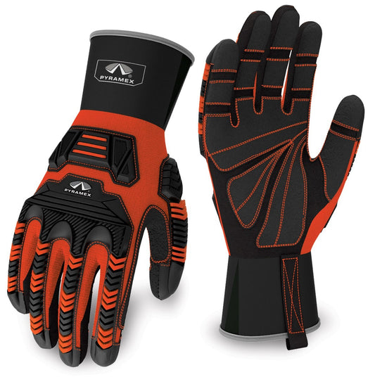 Red Performance Gloves - Pyramex - Impact Protection