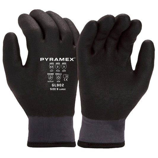 Black Insulated String Knit Gloves - Pyramex - Durable Design