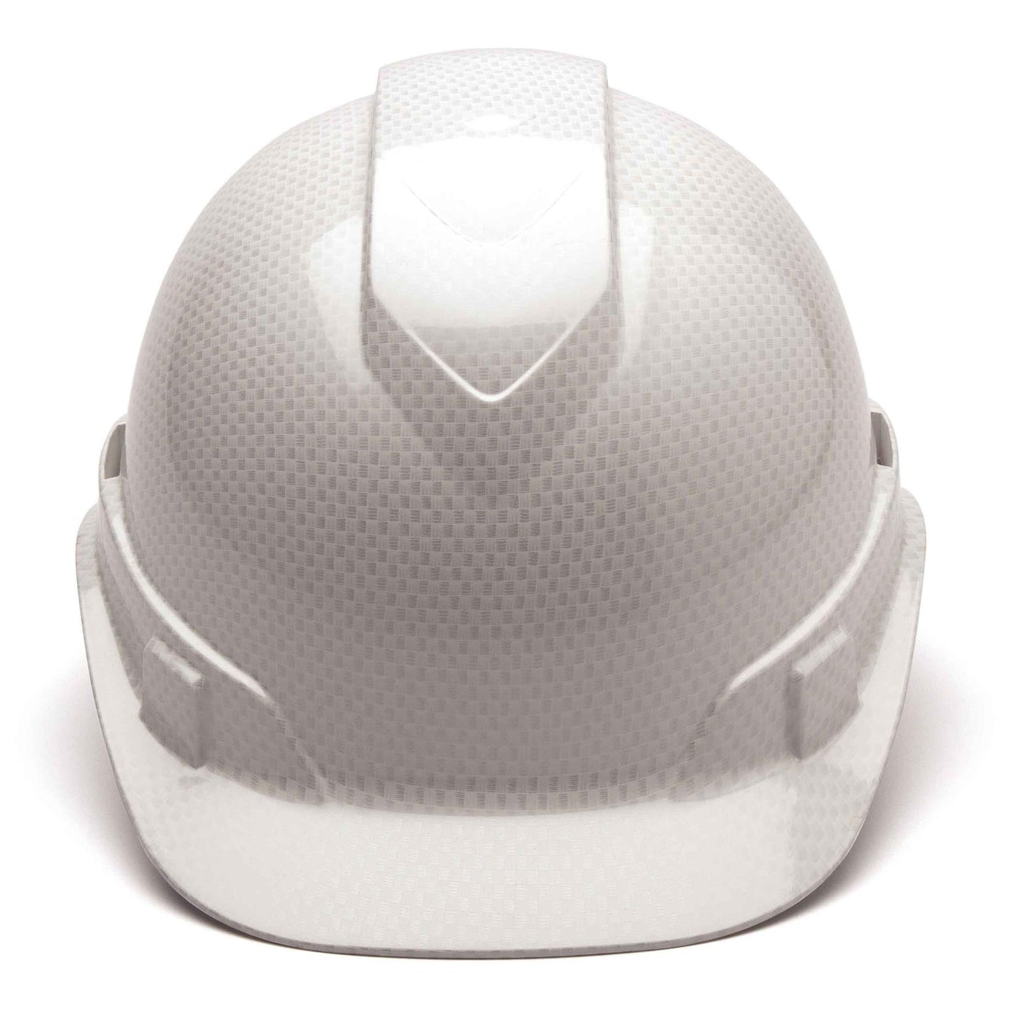Shiny White Hard Hats - Pyramex - Vented Design