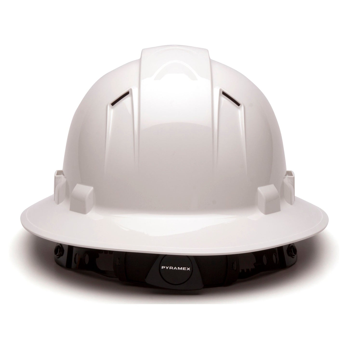 White Hard Hats - Pyramex - Vented Brim for Comfort