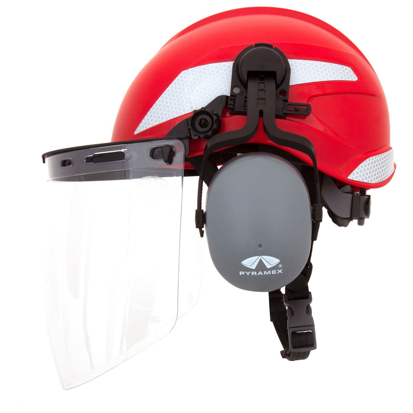 Hi-Vis Lime Hard Hats - Pyramex - Adjustable Suspension
