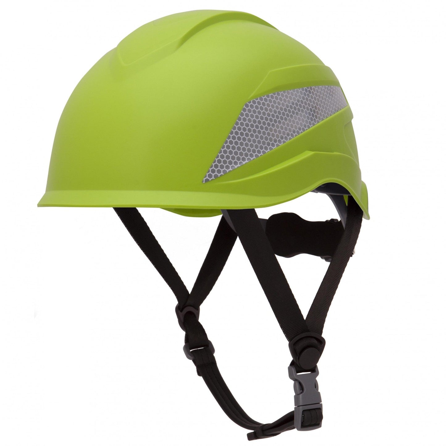 Hi-Vis Lime Hard Hats - Pyramex - Adjustable Suspension