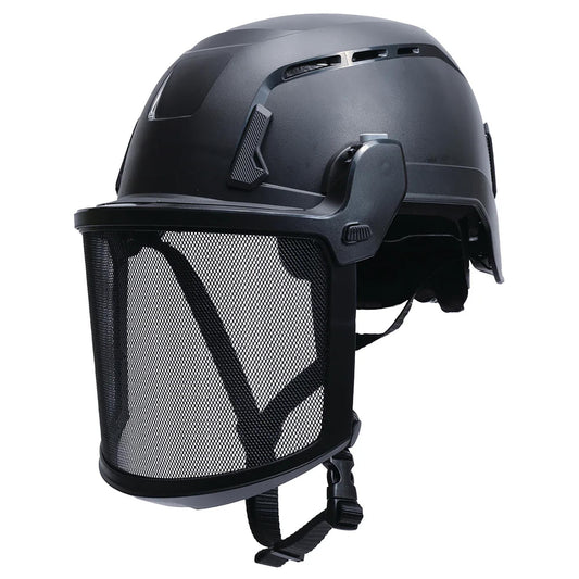 Black Face Shields - Pyramex - Wire Mesh Design