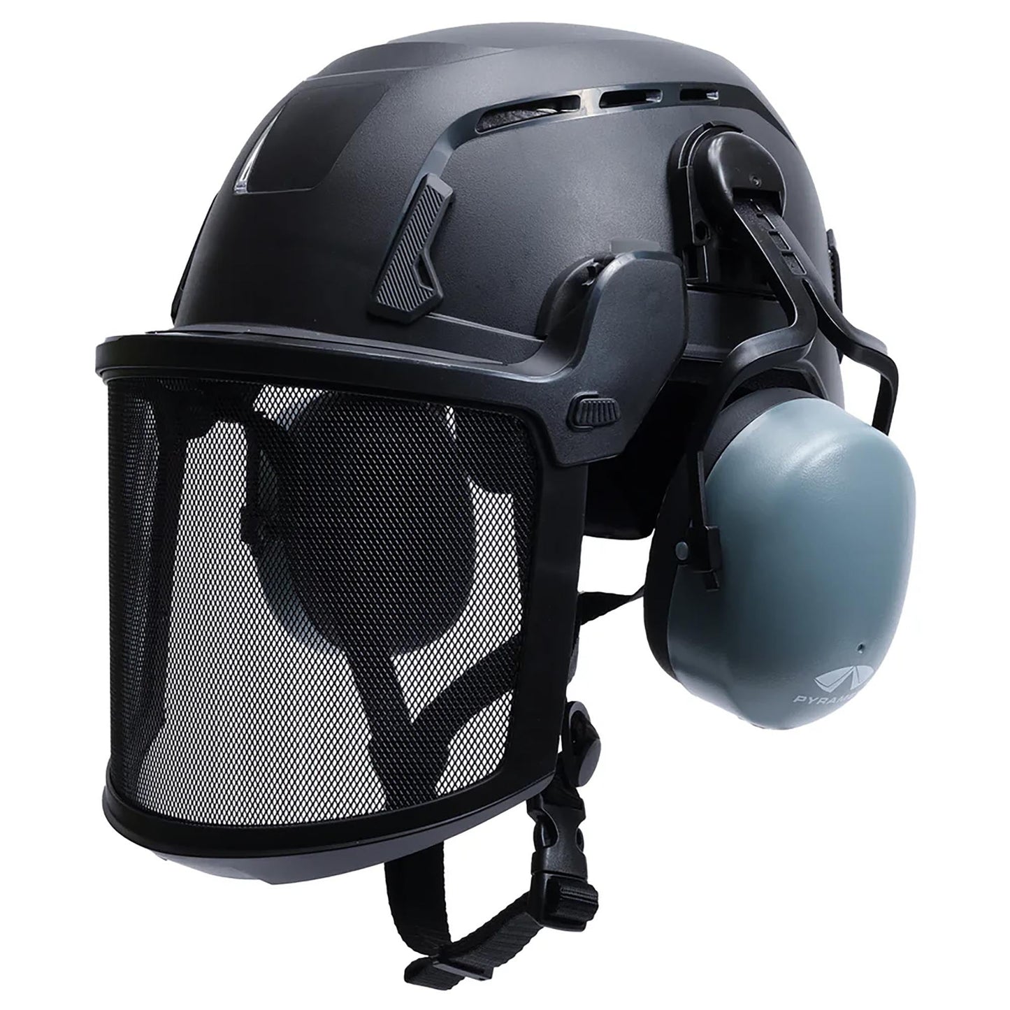 Black Face Shields - Pyramex - Wire Mesh Design