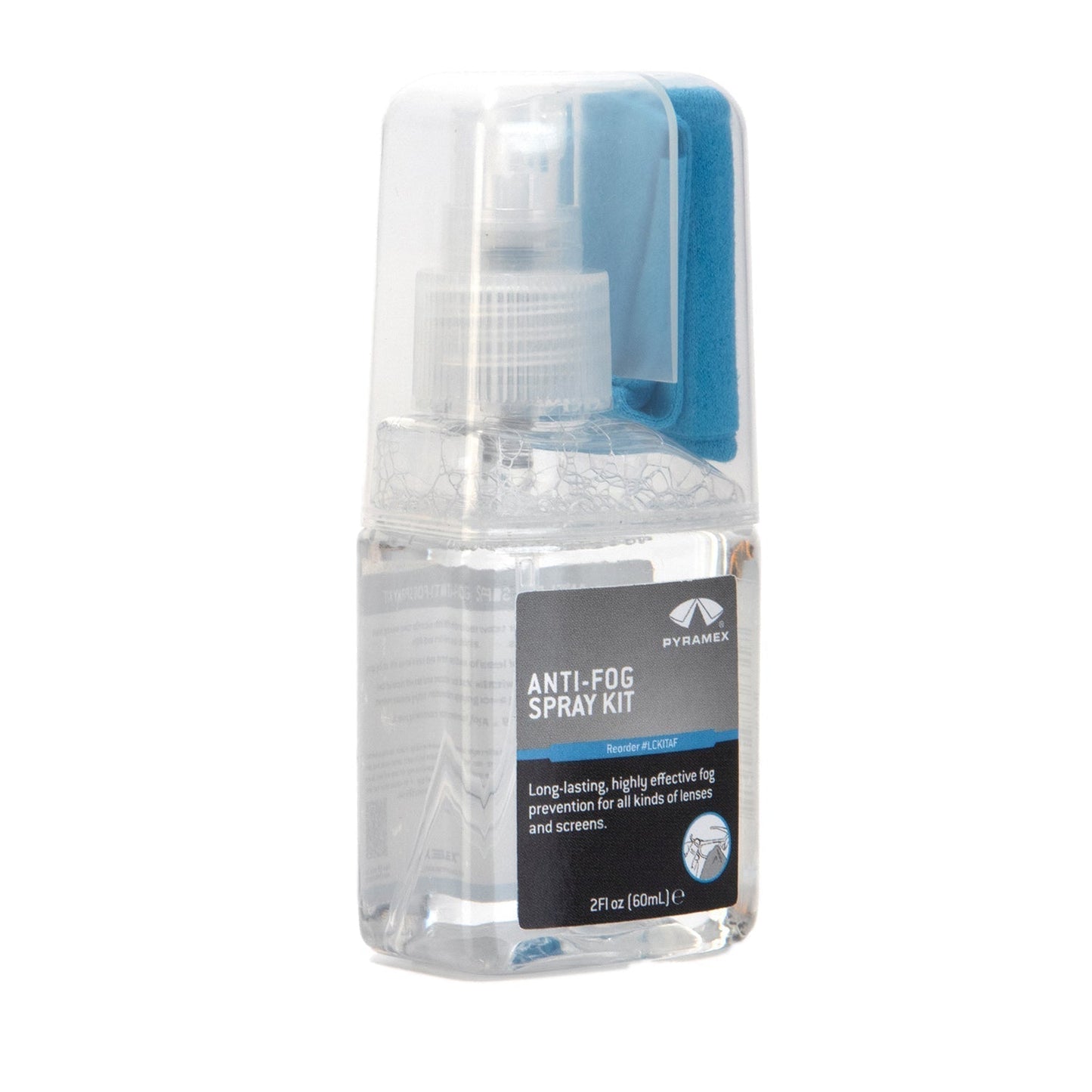 Cleaning Spray | Pyramex | Lckitaf Lens Kit - Anti-Fog - Safe Use