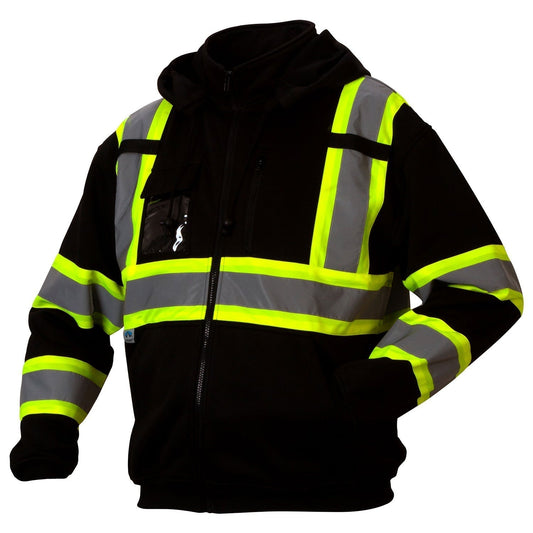 Black Safety Sweatshirt - Pyramex - Durable Polyester