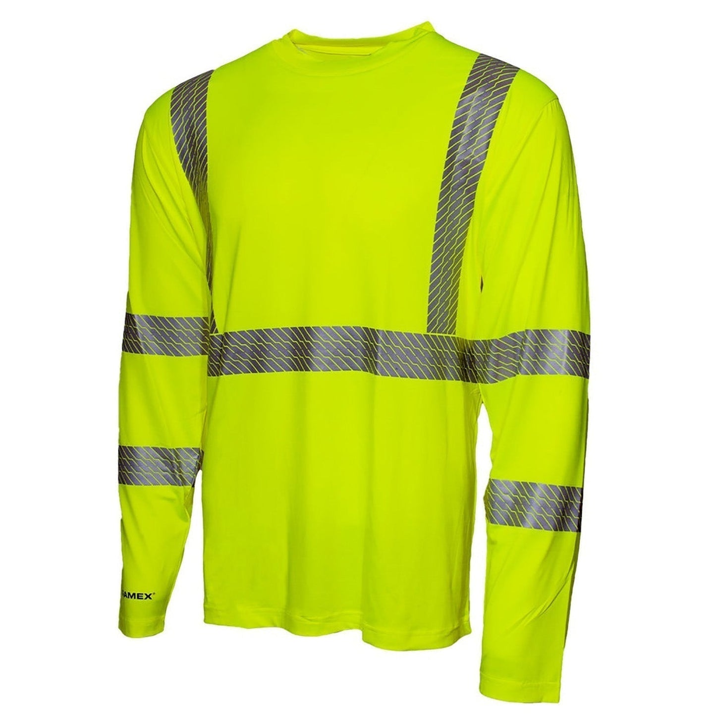 Yellow/Lime Safety Shirts - Pyramex - Long Sleeve Comfort