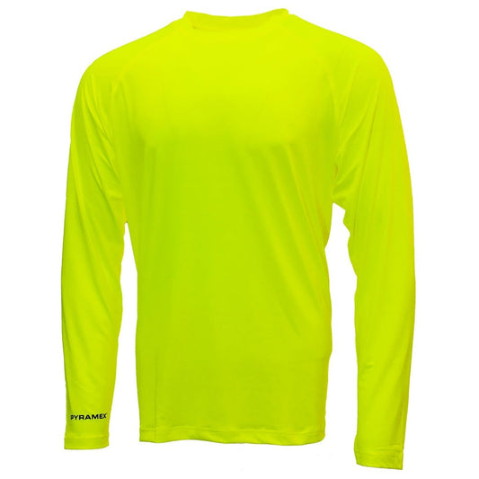 Yellow/Lime Safety Shirt - Pyramex - Long Sleeve