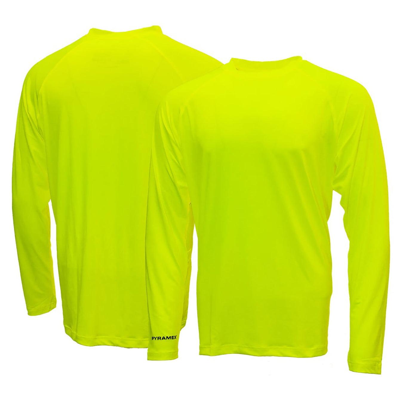Yellow/Lime Safety Shirt - Pyramex - Long Sleeve
