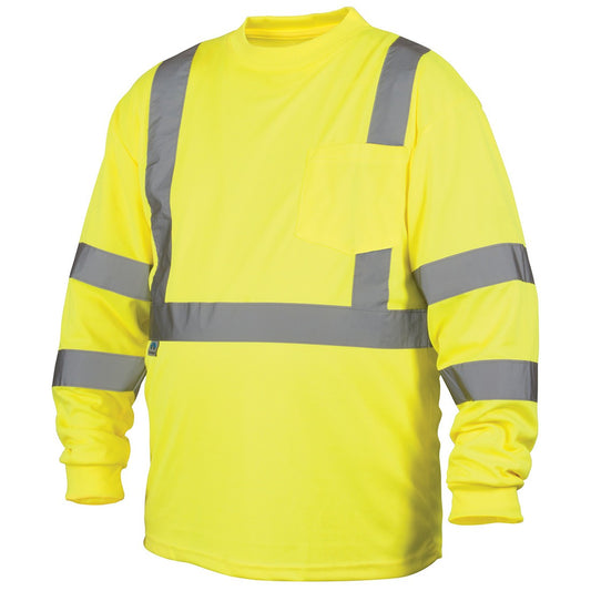 Yellow/Lime Safety Shirts - Pyramex - Reflective Material