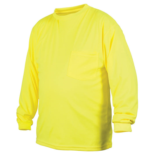 Yellow/Lime Safety Shirt - Pyramex - Moisture Wicking