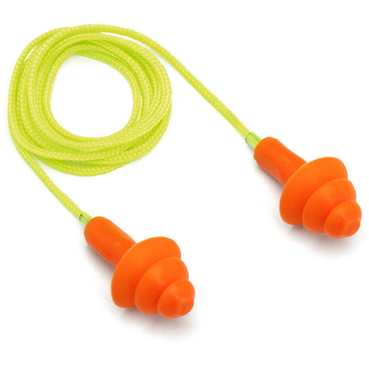 24 NRR Ear Plugs - Pyramex - Reusable Tpr Rubber