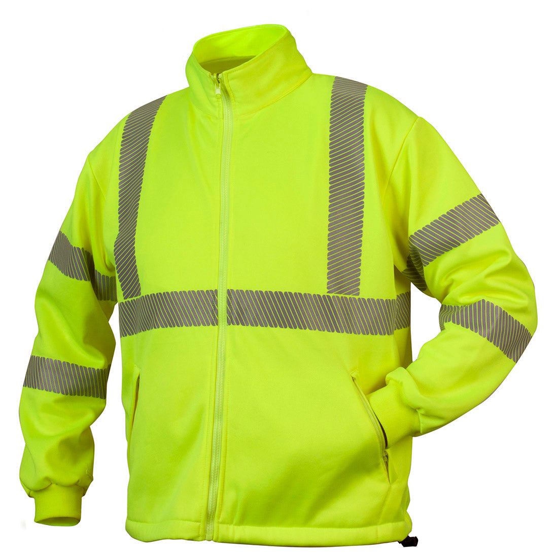 Lime Green Safety Jacket - Pyramex - Waterproof Design