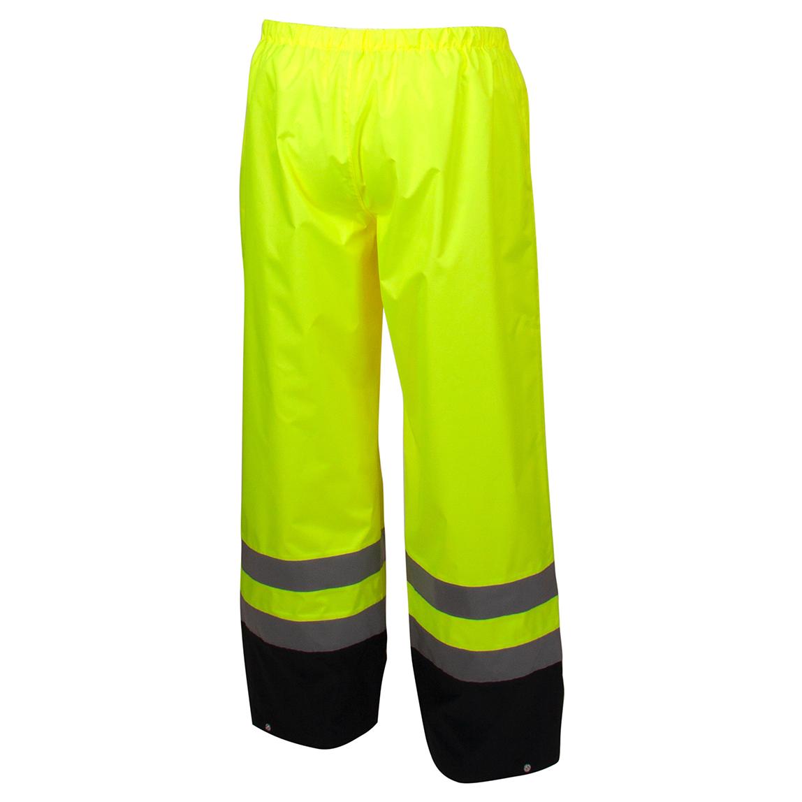 Yellow/Lime Rain Pants - Pyramex - Waterproof Hi-Vis Wear