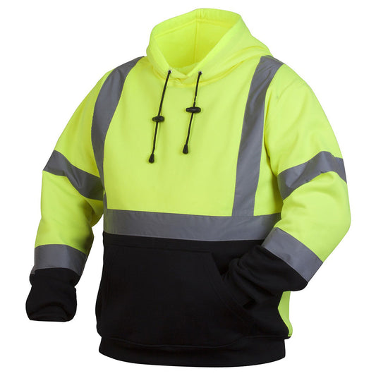 Yellow/Lime Safety Sweatshirt - Pyramex - Reflective Design