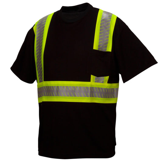 Black Safety Shirt - Pyramex - Reflective Material