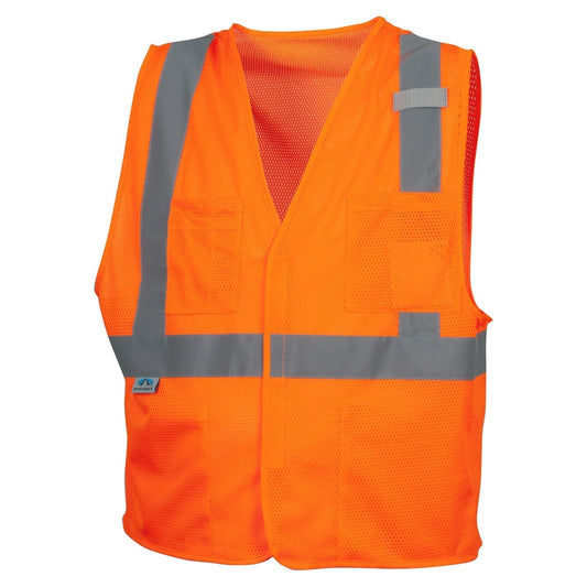 Yellow/Lime Safety Vests - Pyramex - Reflective Mesh