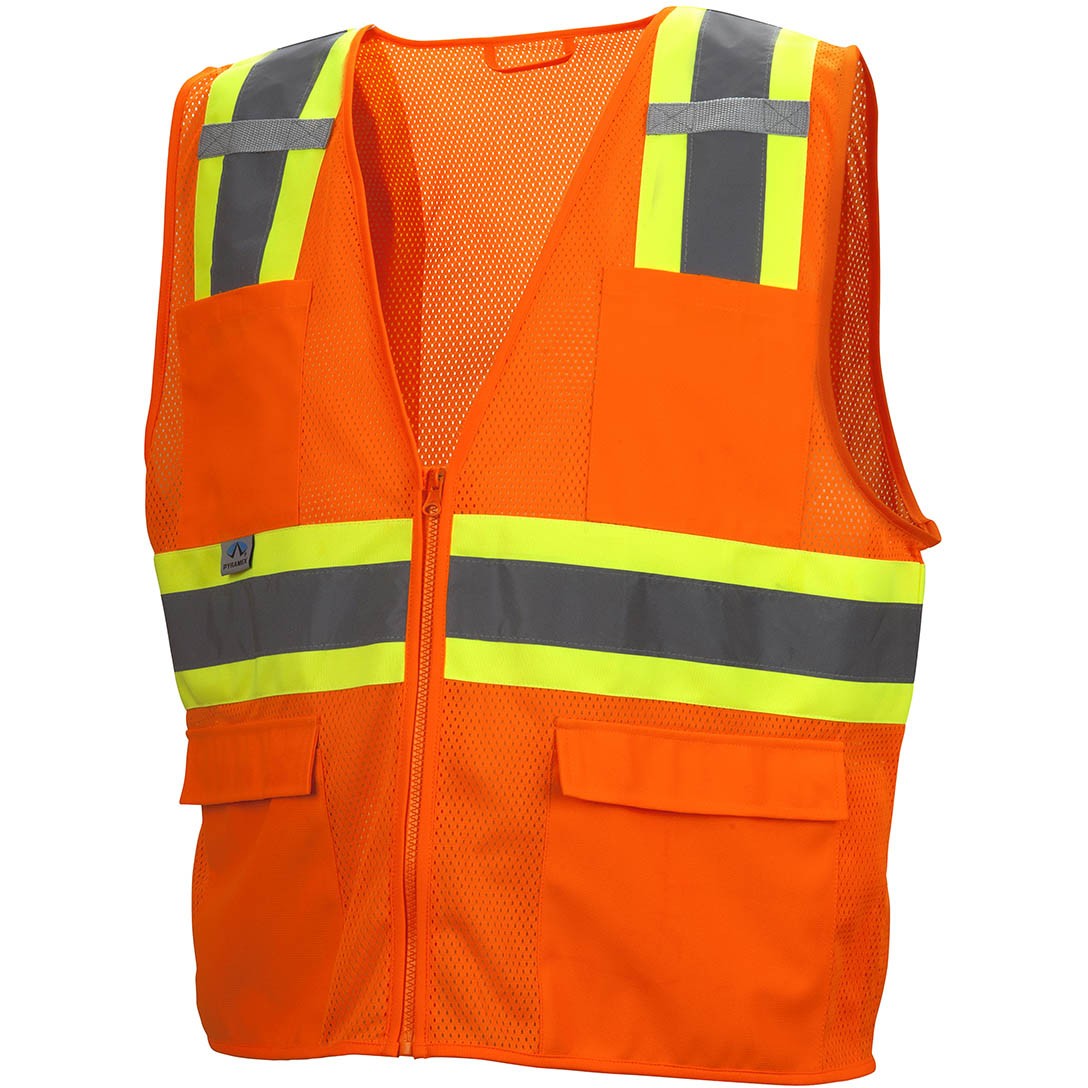 Yellow/Lime Safety Vests - Pyramex - Reflective Design