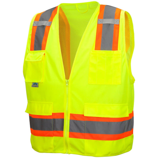 Yellow/Lime Safety Vest - Pyramex - High Visibility