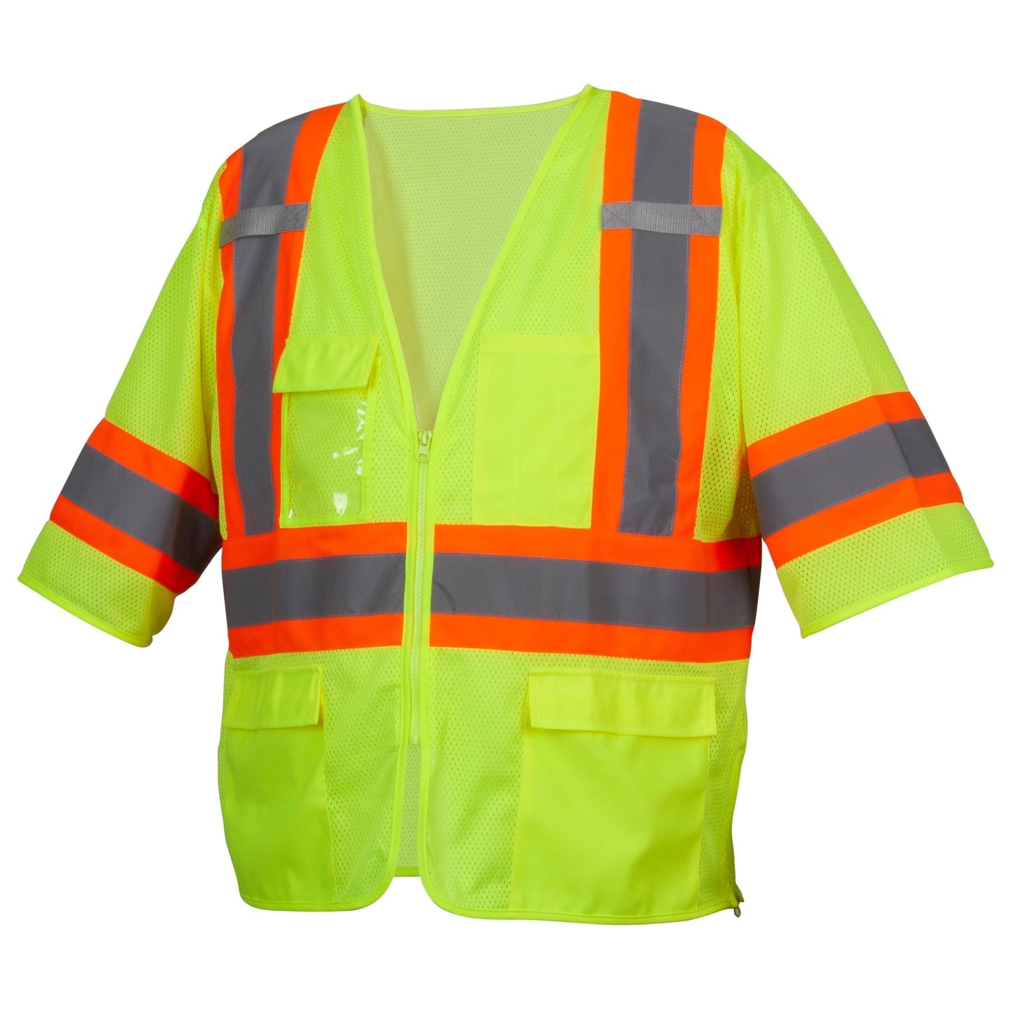 Yellow/Lime Safety Vest - Pyramex - Hi-Vis Lightweight Mesh