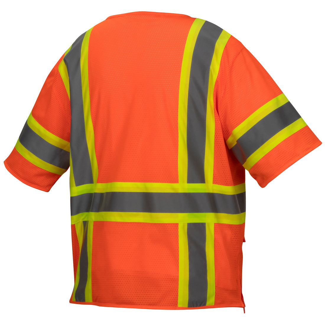 Orange Safety Vests | Pyramex | Rvz3620 Type R Class 3 Two-Tone