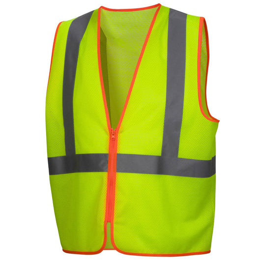 Yellow/Lime Safety Vests - Pyramex - Reflective Mesh