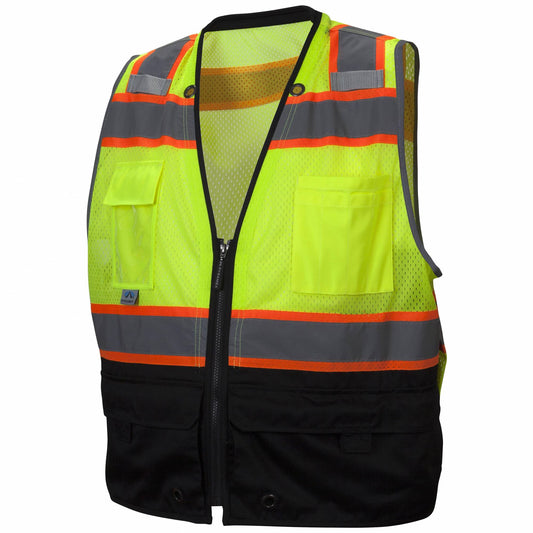 Yellow/Lime Safety Vests - Pyramex - Lightweight Mesh